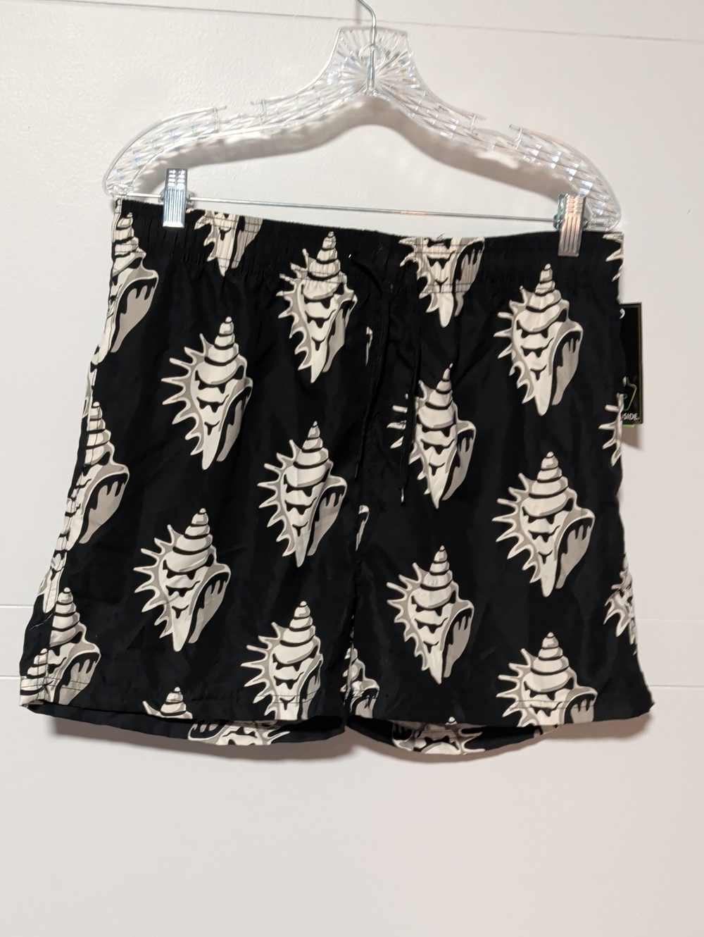 Burnside Black Shorts with Cream Shell